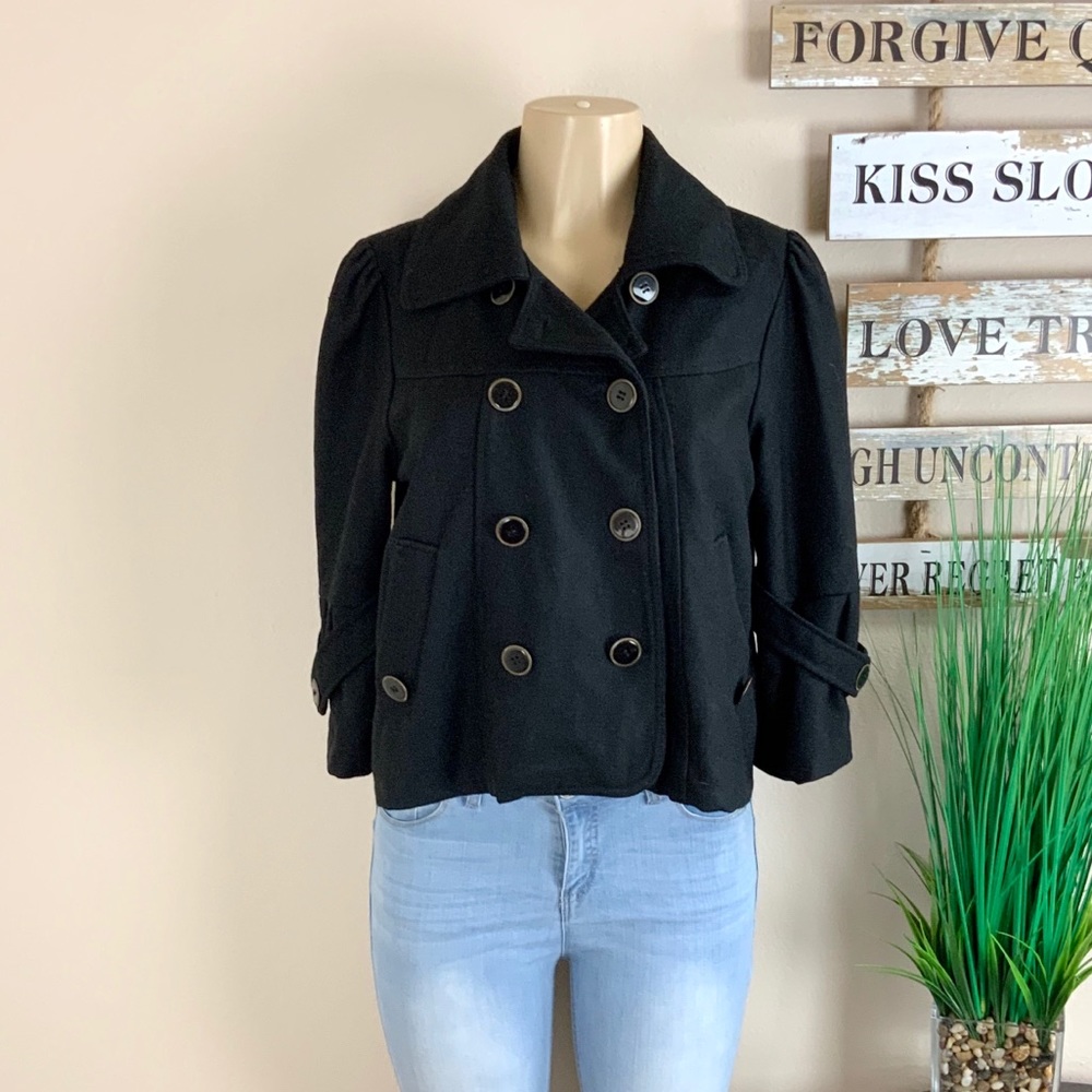 MARCELLE RENEE | Cropped Pea Coat